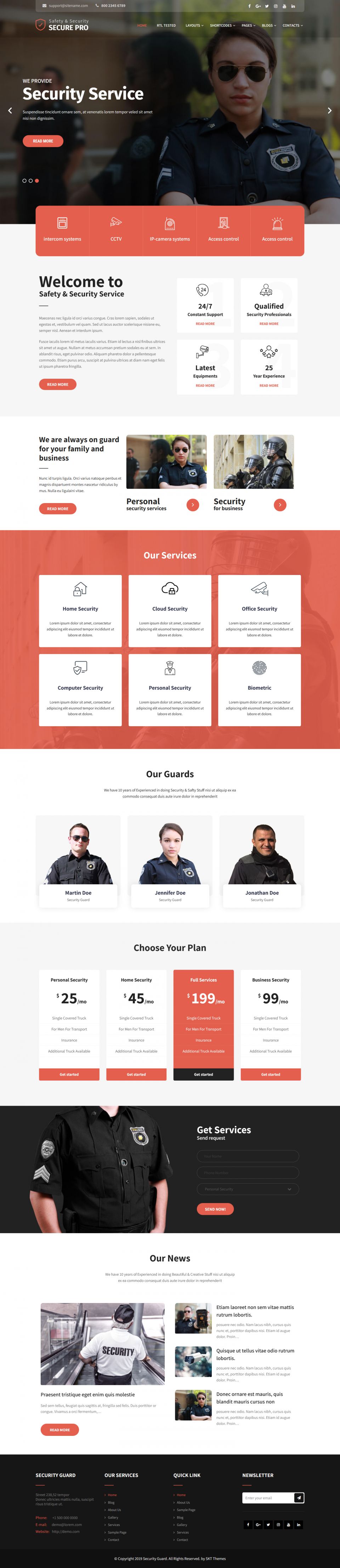 Template SKT Themes Secure Pro WordPress template SKT Themes Secure Pro