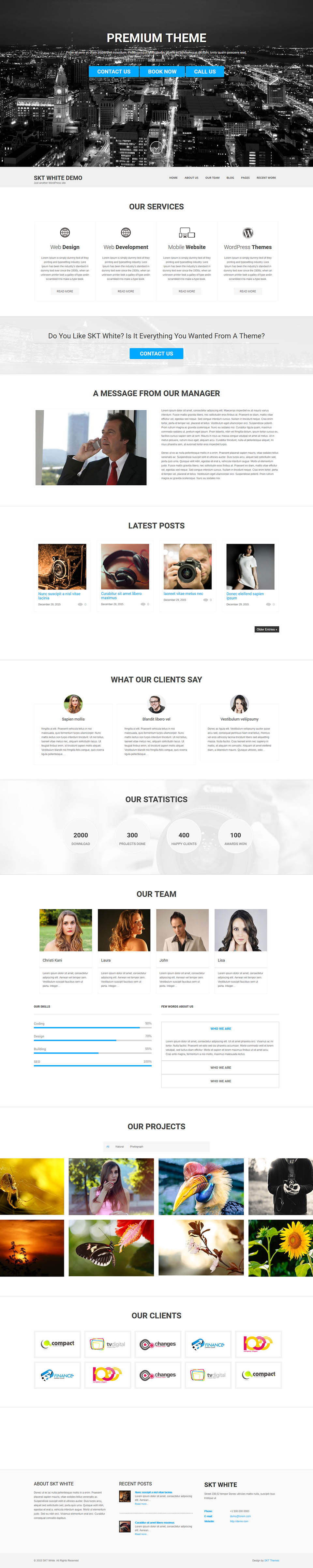 Template SKT Themes White Pro WordPress template SKT Themes White Pro