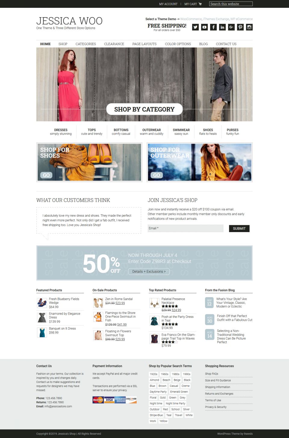 WordPress template StudioPress Jessica