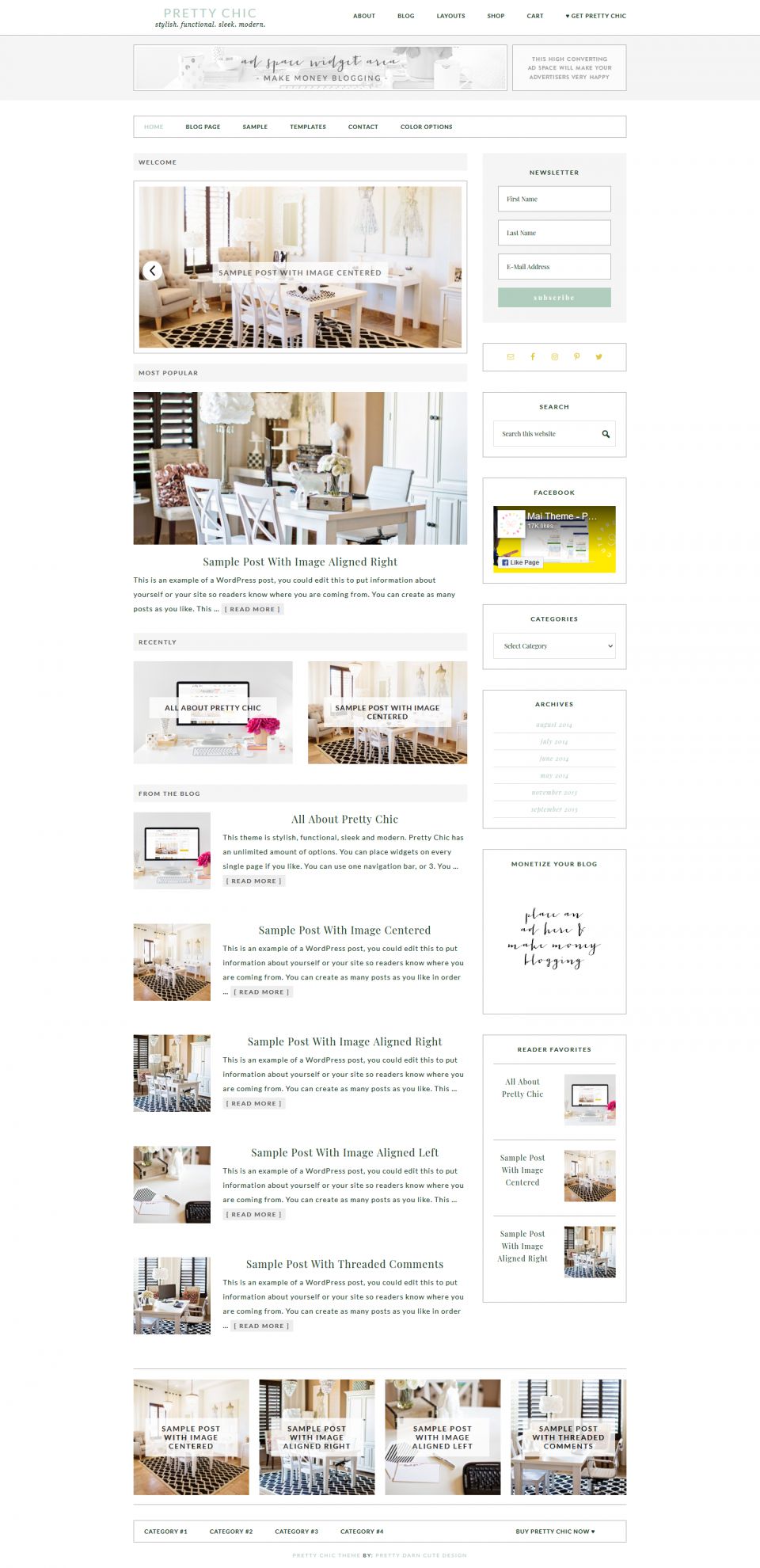 Template StudioPress Mai Chic Pro WordPress template StudioPress Mai Chic Pro