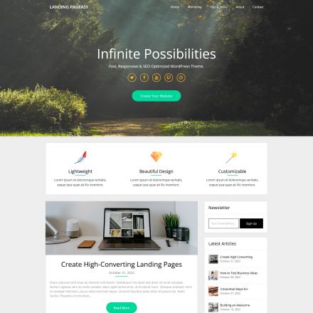 Superb Themes LandingPage