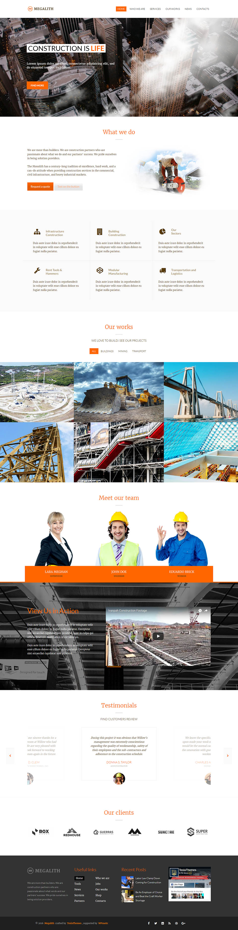 WordPress template TeslaThemes Megalith