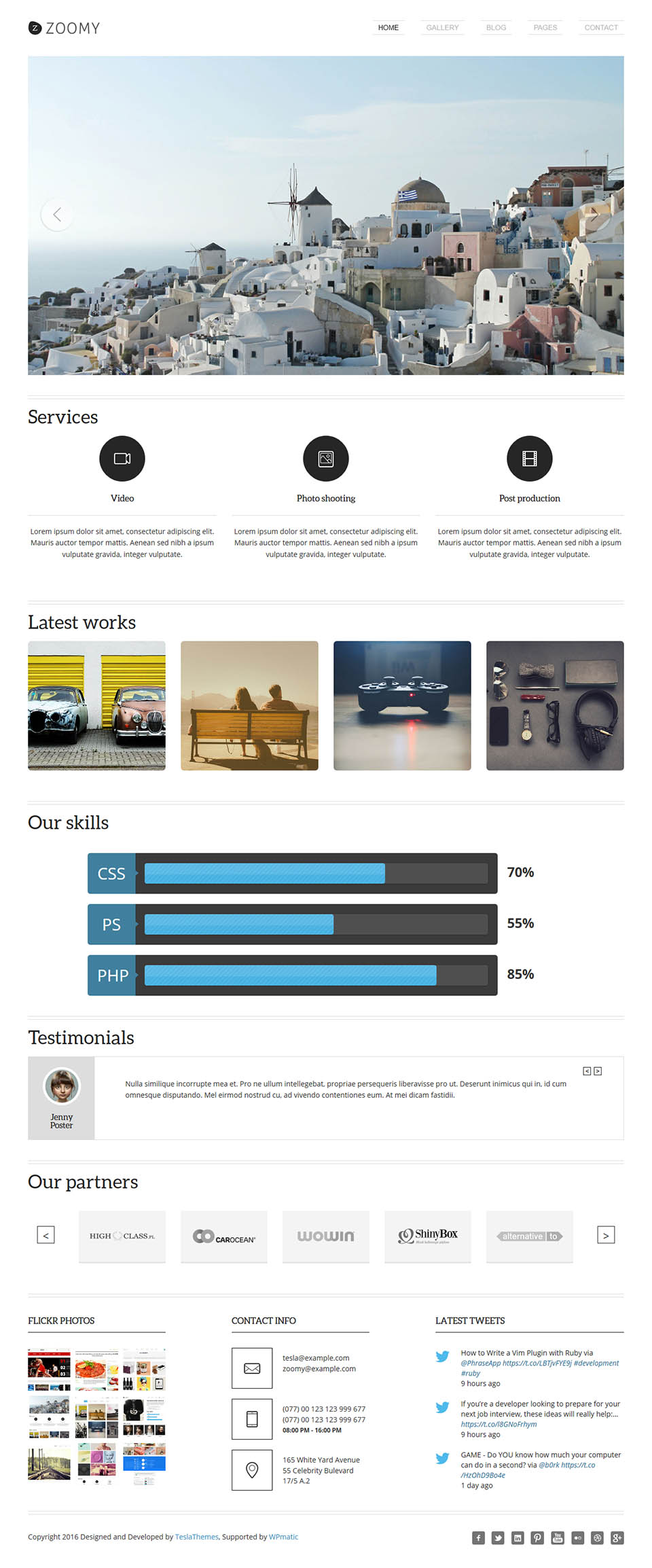 WordPress template TeslaThemes Zoomy