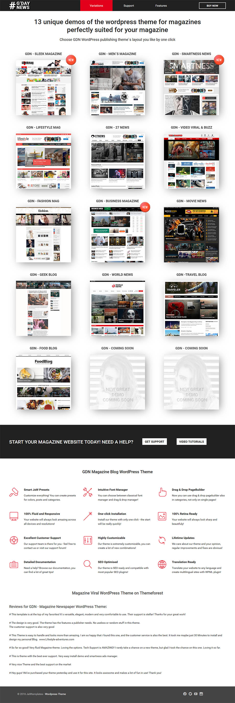 Template ThemeForest GDN WordPress template ThemeForest GDN