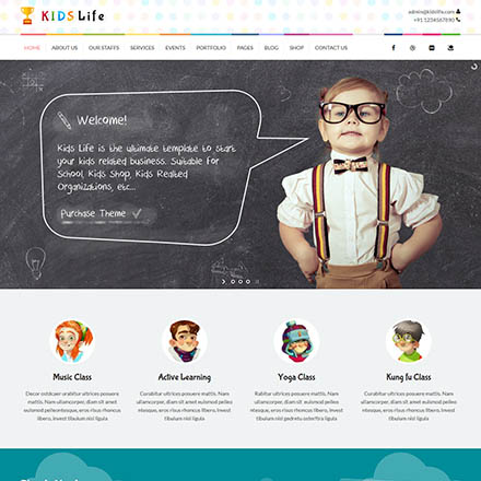 ThemeForest Kids Life