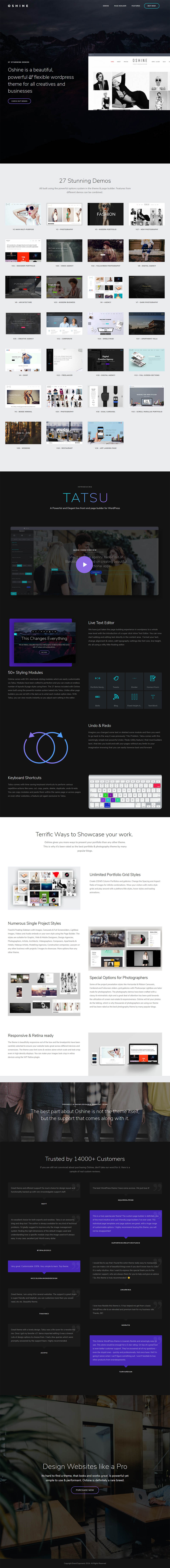 Template ThemeForest Oshine WordPress template ThemeForest Oshine