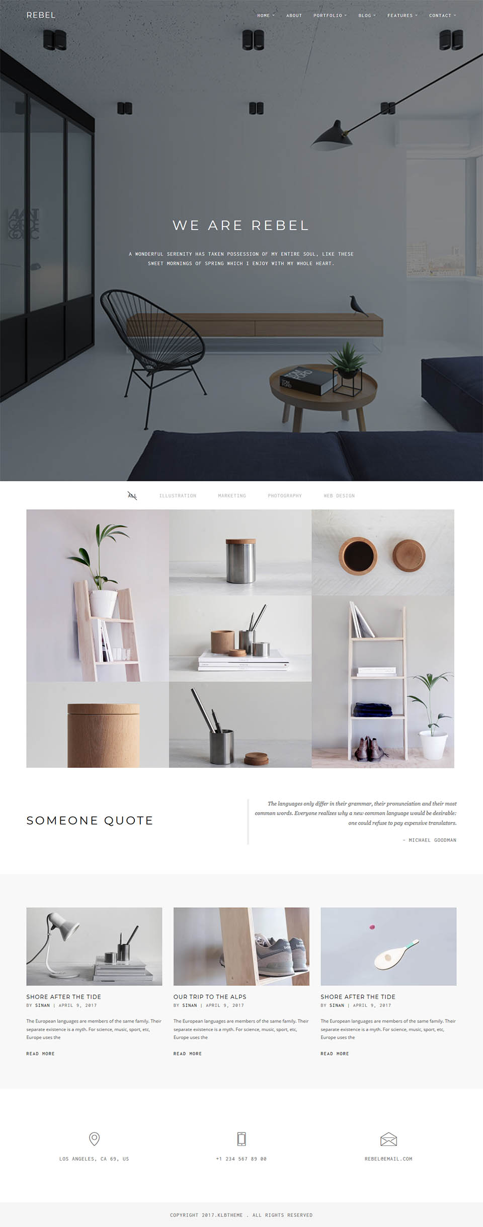 Template ThemeForest Rebel WordPress template ThemeForest Rebel
