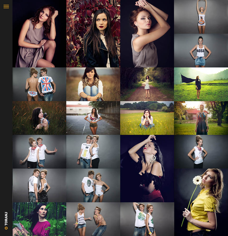 WordPress template ThemeForest Toranj