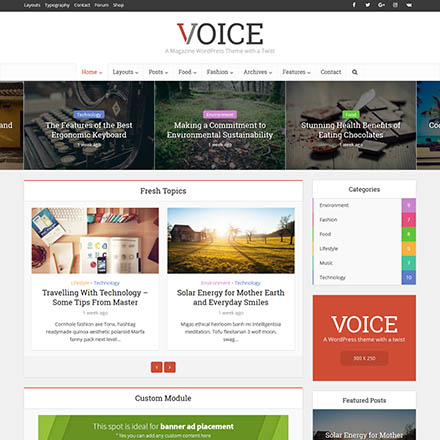 ThemeForest Voice