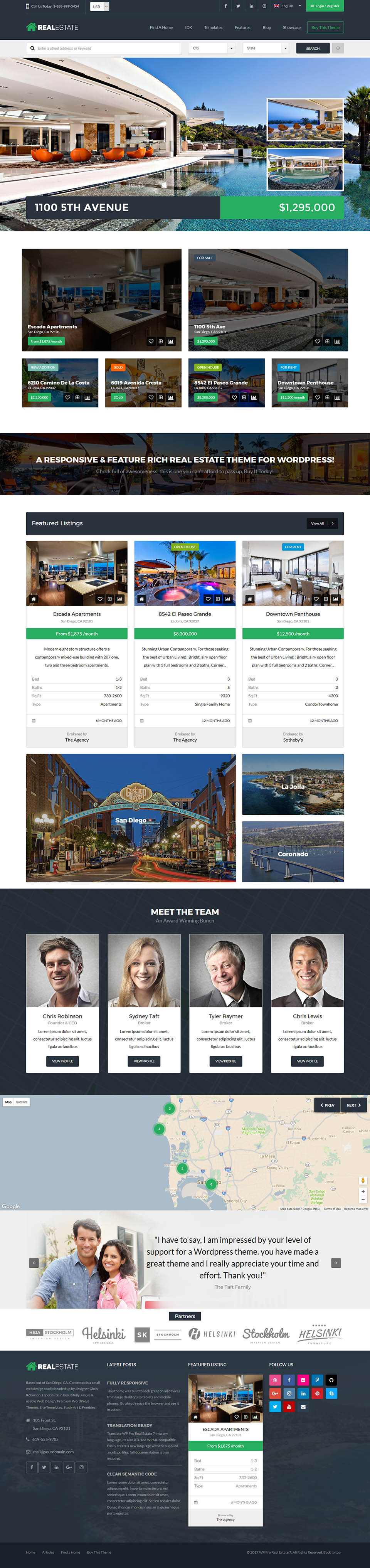 Template ThemeForest WP Pro Real Estate 7 WordPress template ThemeForest WP Pro Real Estate 7