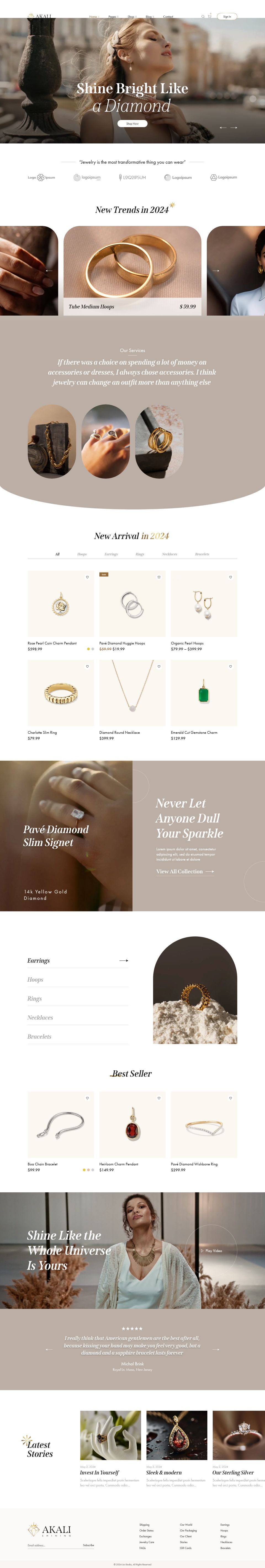 WordPress template ThemeForest Akali