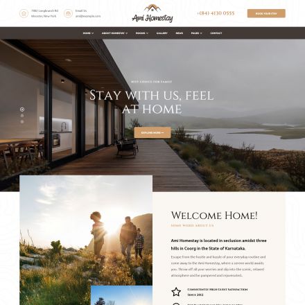 ThemeForest Ami Homestay