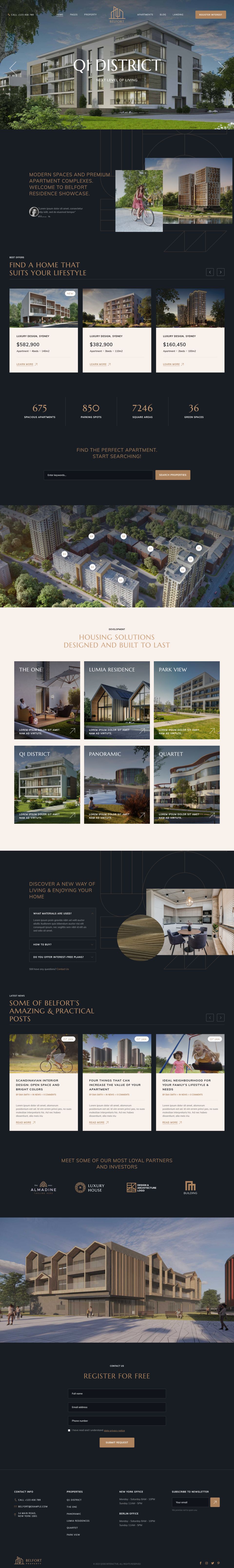 WordPress template ThemeForest Belfort