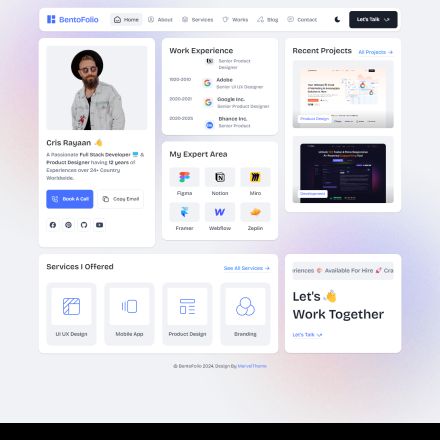 ThemeForest Bentofolio