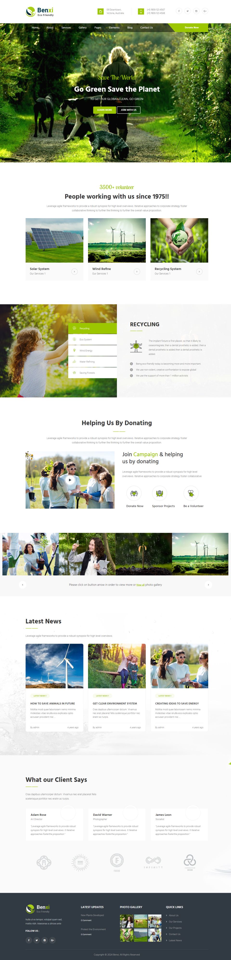Template ThemeForest Benxi WordPress template ThemeForest Benxi