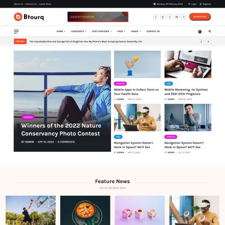 ThemeForest Btourq