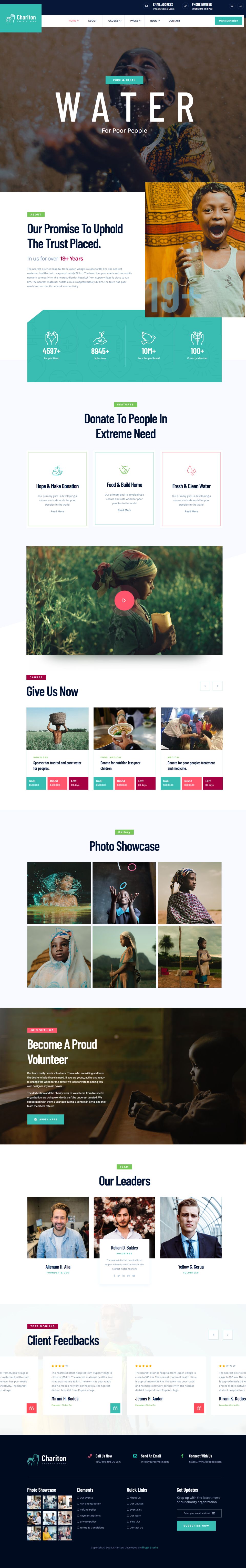 WordPress template ThemeForest Chariton