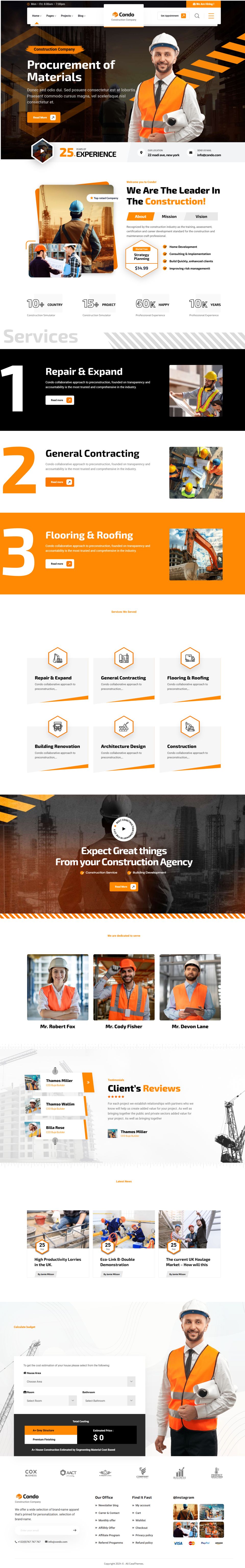 WordPress template ThemeForest Condo