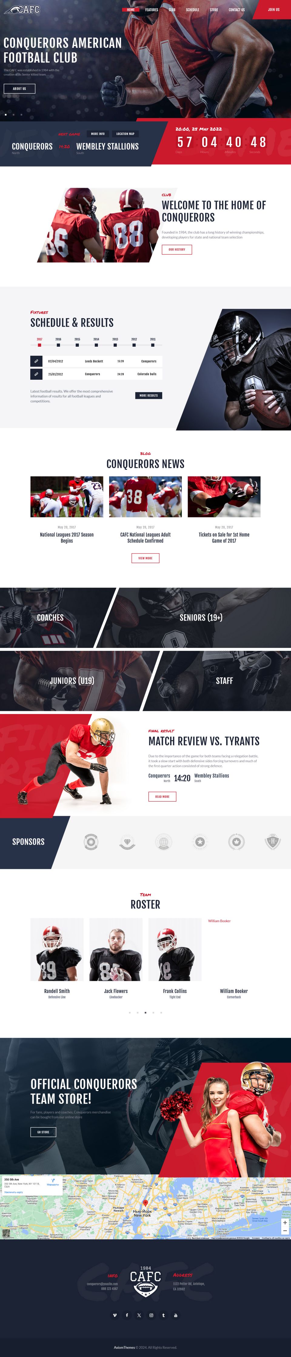 WordPress template ThemeForest Conquerors