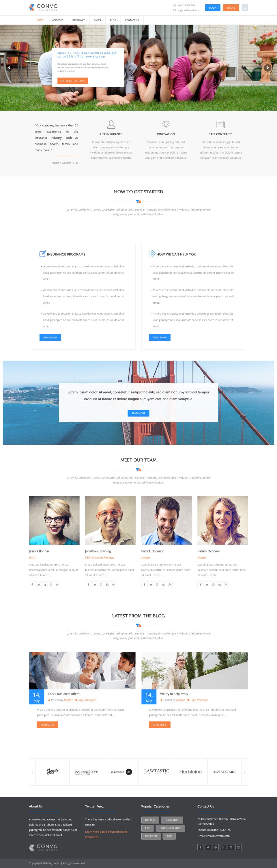 Template ThemeForest Convo WordPress template ThemeForest Convo