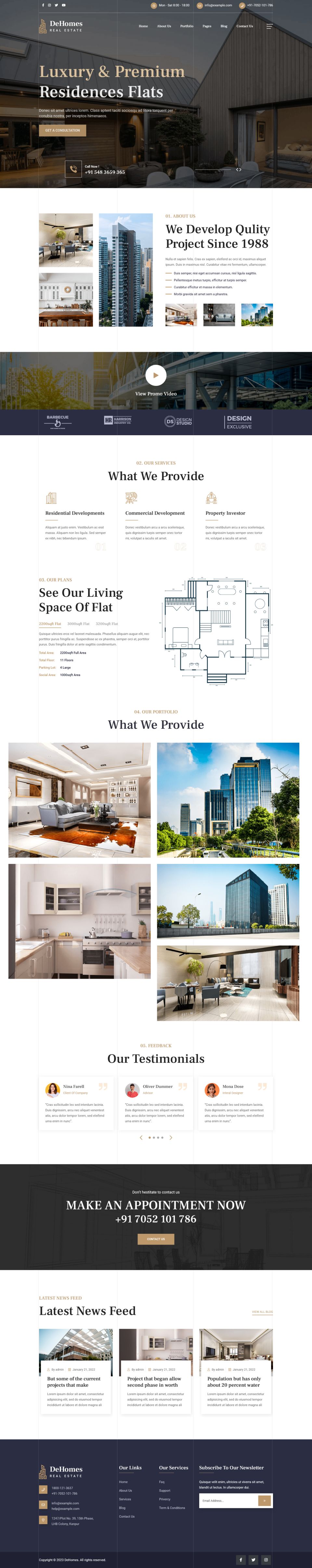 WordPress template ThemeForest Dehomes