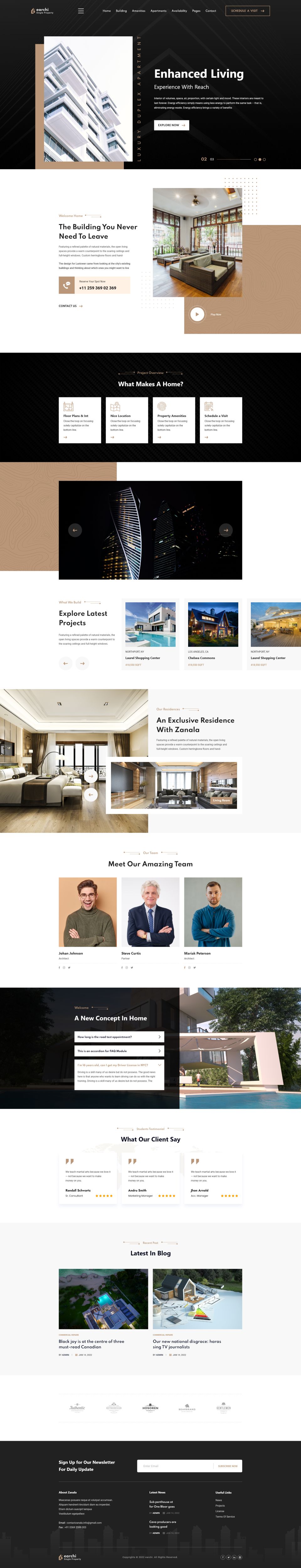 WordPress template ThemeForest Earchi