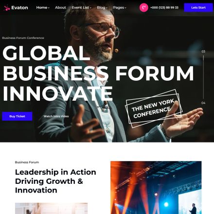 ThemeForest Evaton