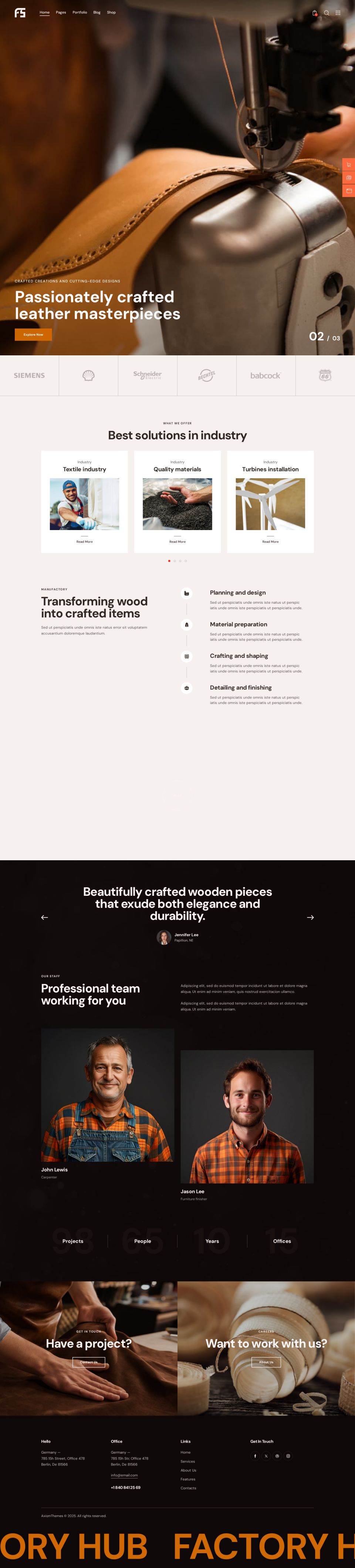 WordPress template ThemeForest Fuse