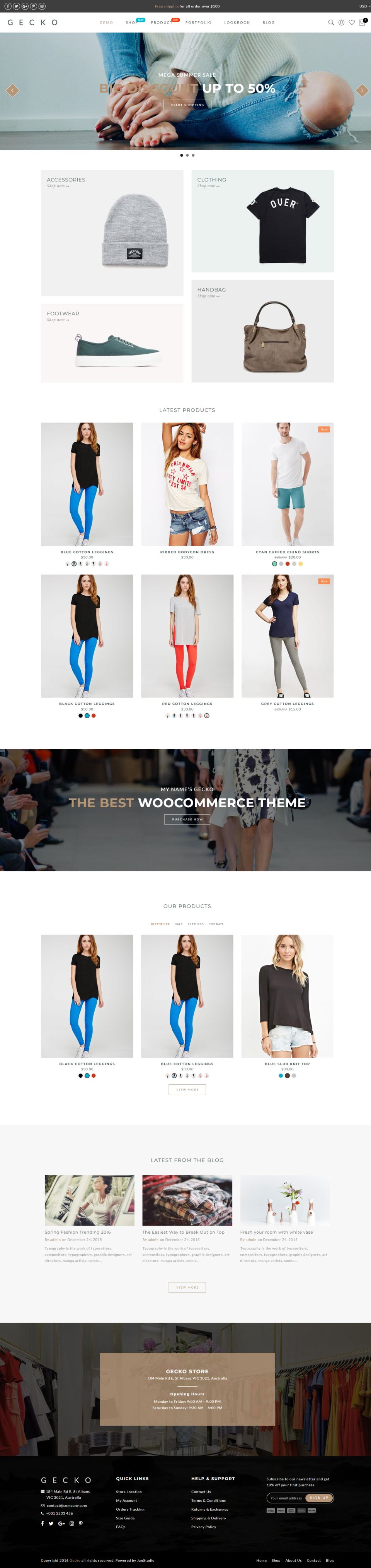 WordPress template ThemeForest Gecko