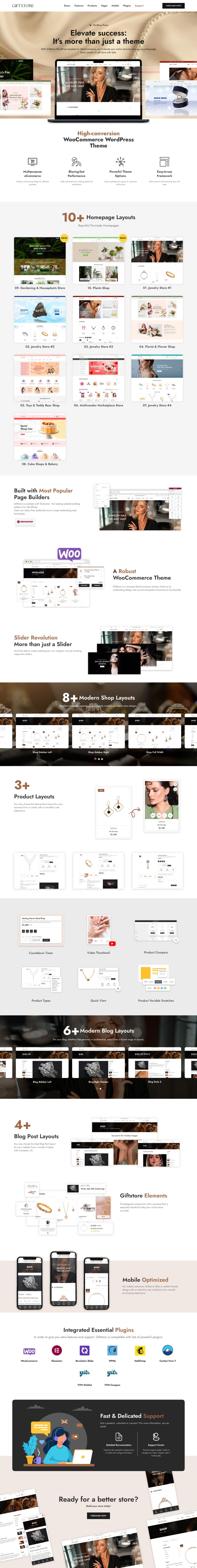 WordPress template ThemeForest GiftXtore