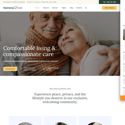 ThemeForest Harmony Care