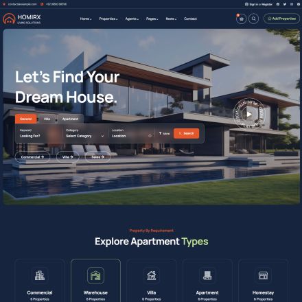 ThemeForest Homirx