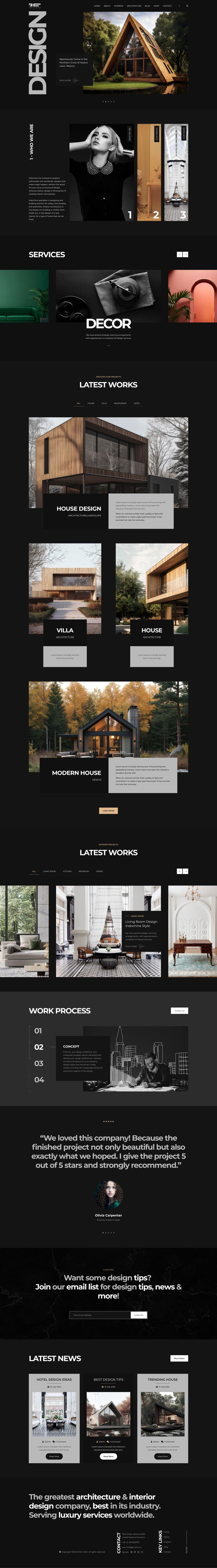WordPress template ThemeForest Indochine