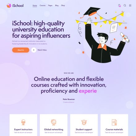 ThemeForest iSchool