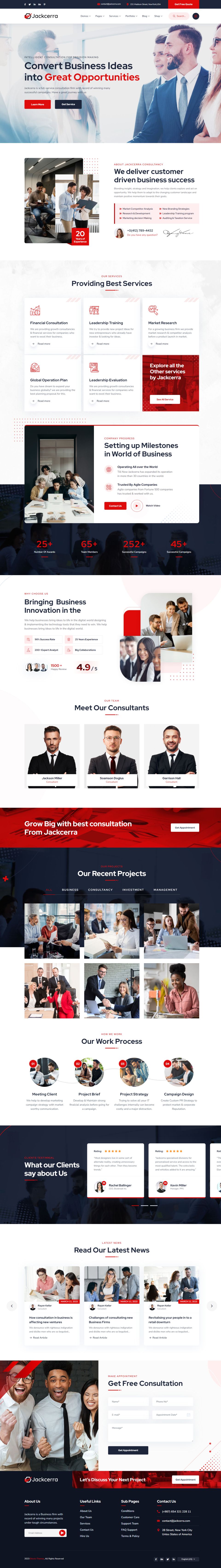 WordPress template ThemeForest Jackcerra
