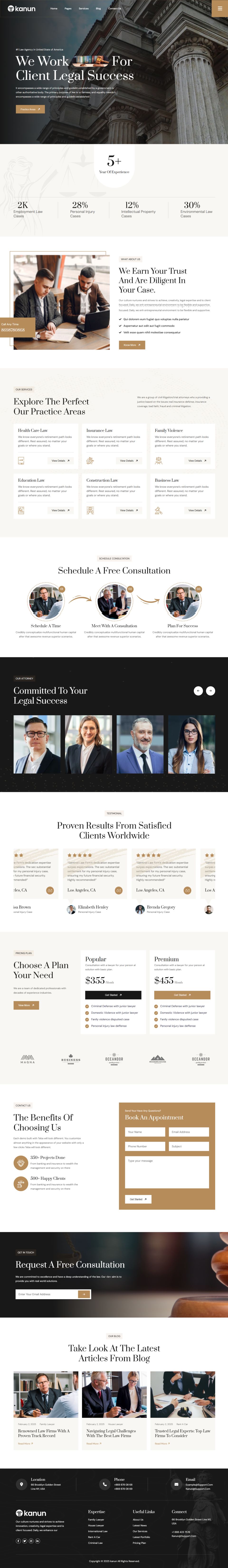 WordPress template ThemeForest Kanun