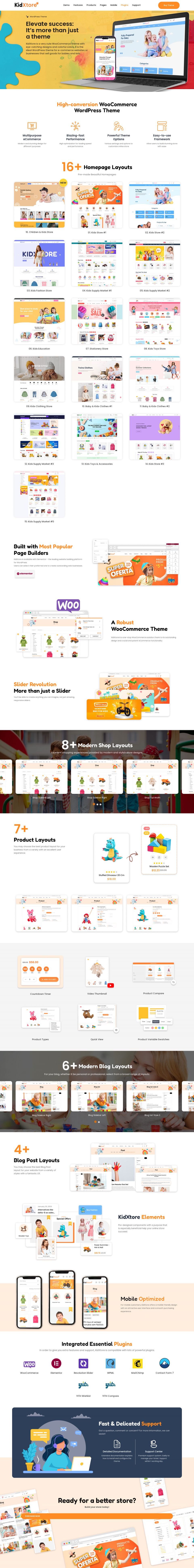 Template ThemeForest KidXtore WordPress template ThemeForest KidXtore