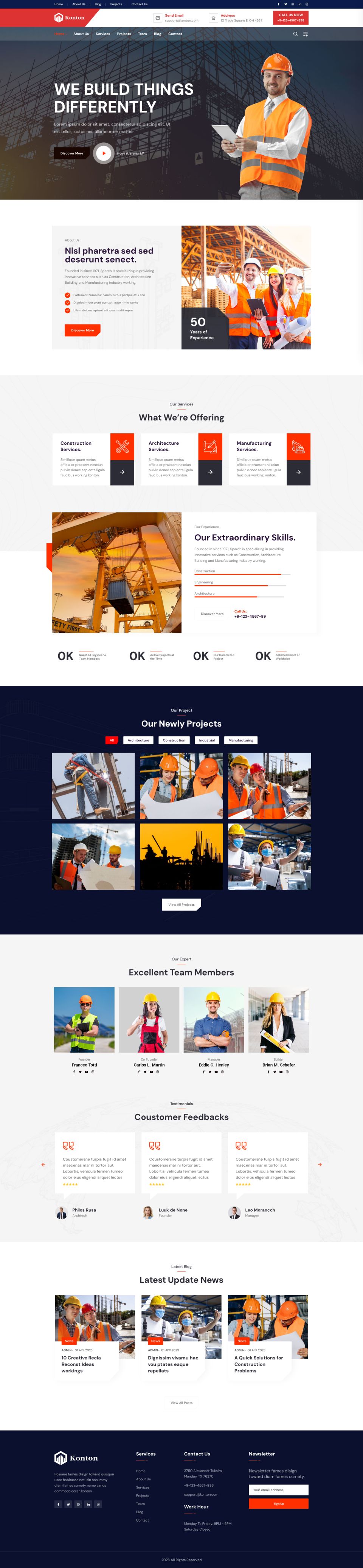 WordPress template ThemeForest Konton