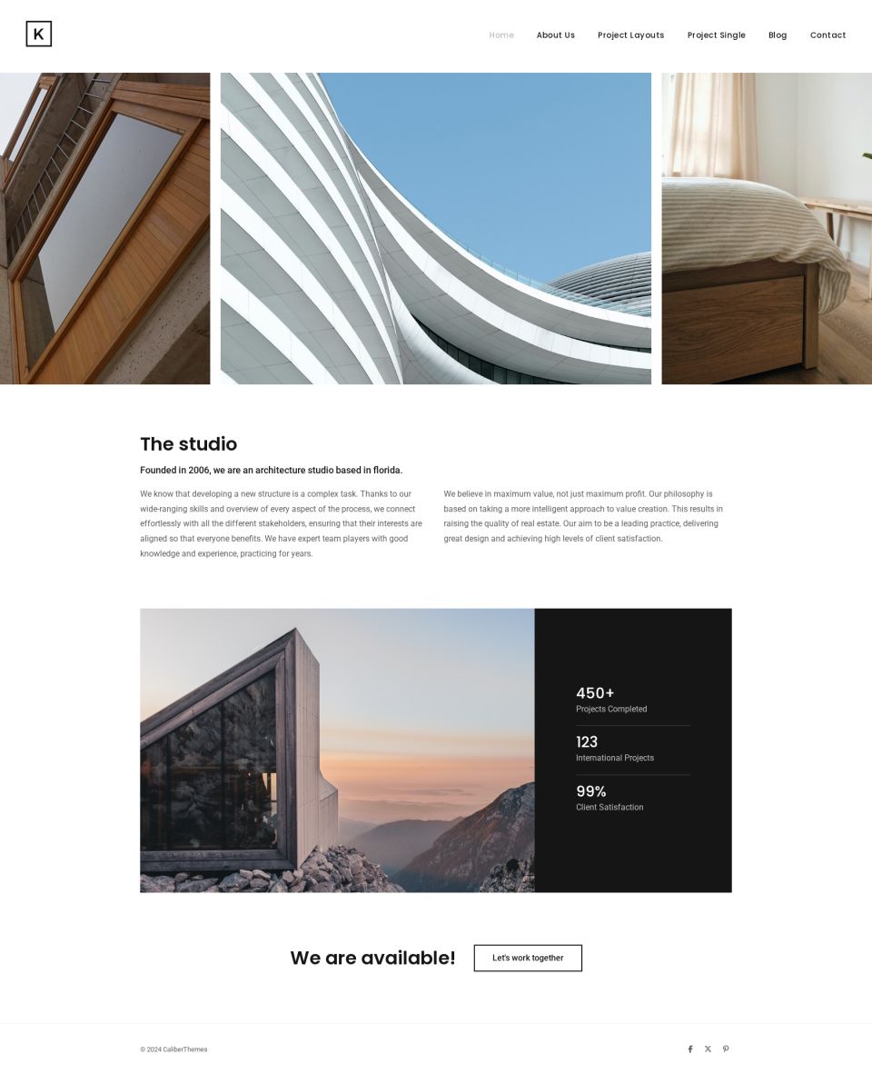 WordPress template ThemeForest Kraft