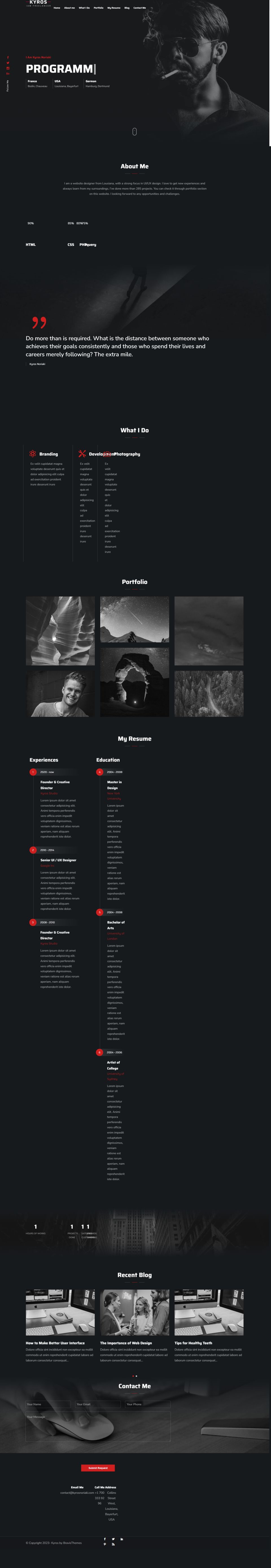 WordPress template ThemeForest Kyros