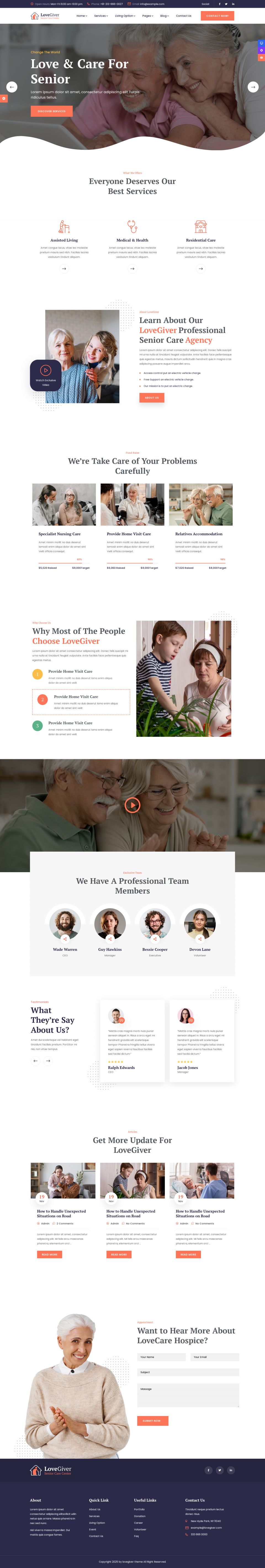 WordPress template ThemeForest Lovegiver