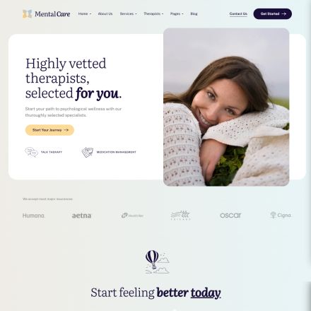 ThemeForest Mental Care