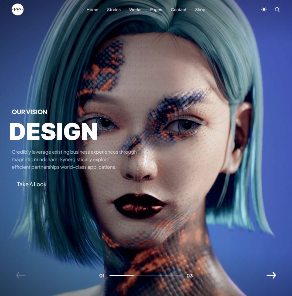 WordPress template ThemeForest Most