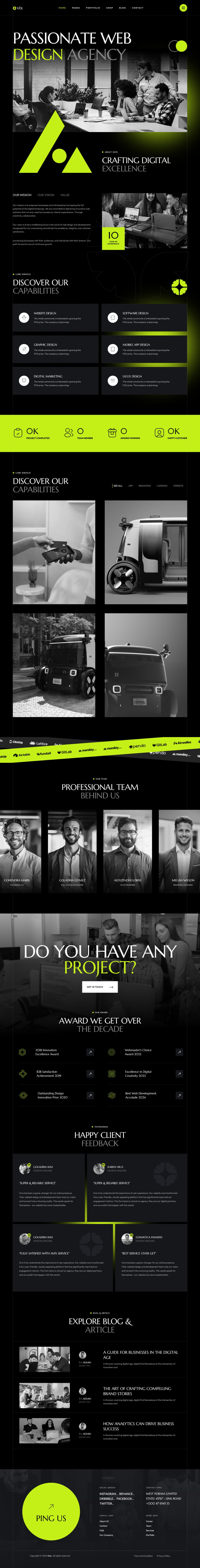 WordPress template ThemeForest Ovix