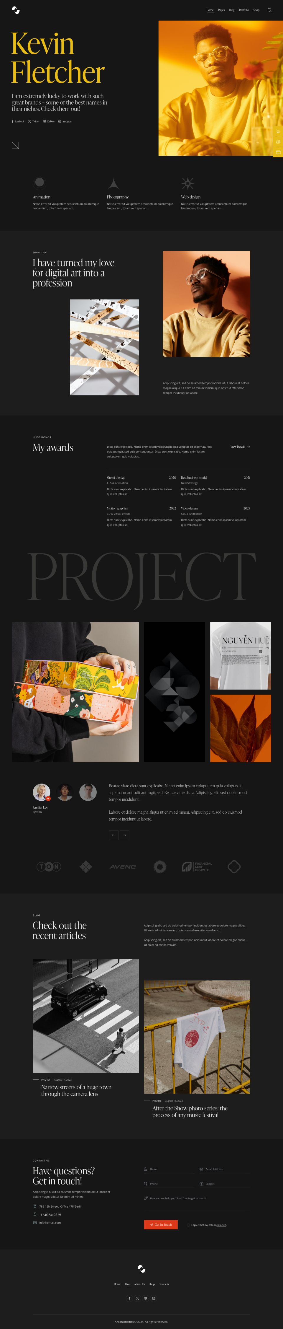 WordPress template ThemeForest Showmax