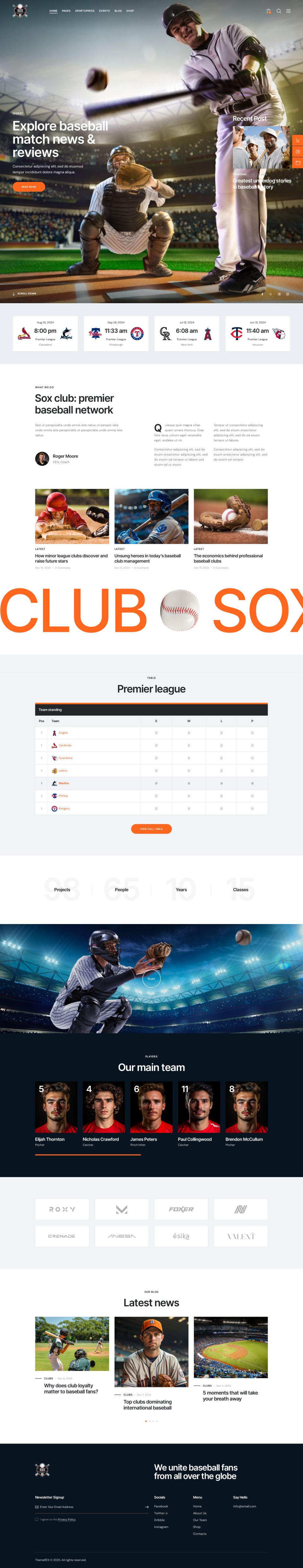 WordPress template ThemeForest Sox