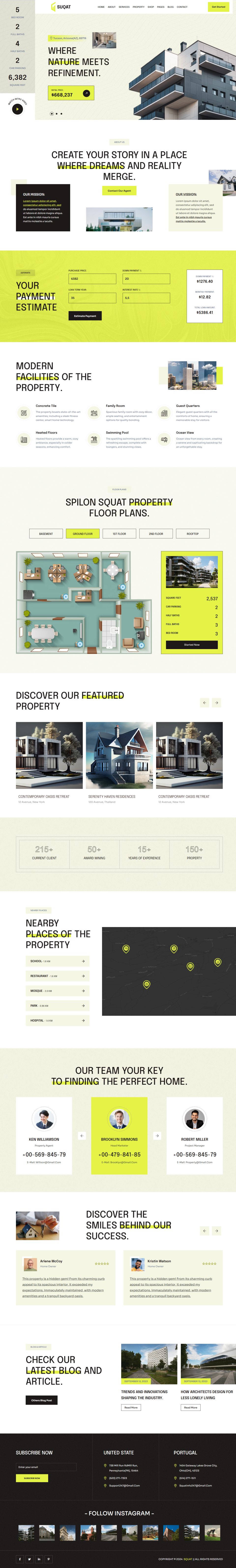 WordPress template ThemeForest Suqat