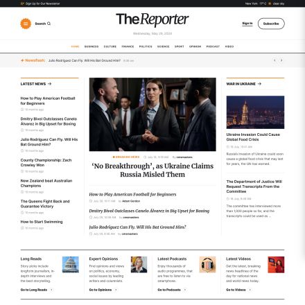 ThemeForest The Reporter