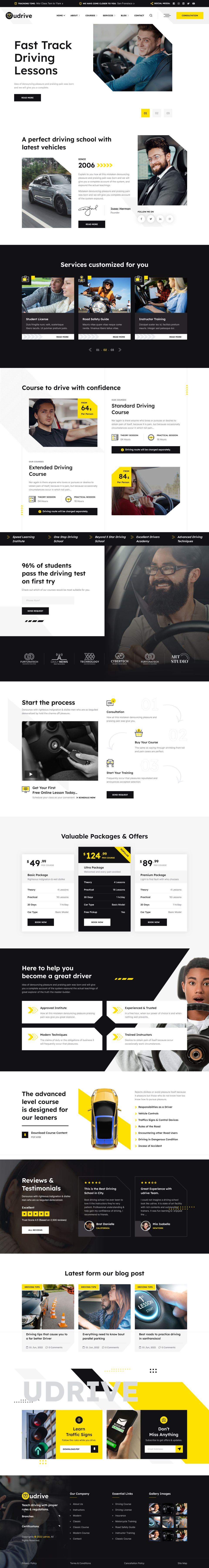 WordPress template ThemeForest Udrive