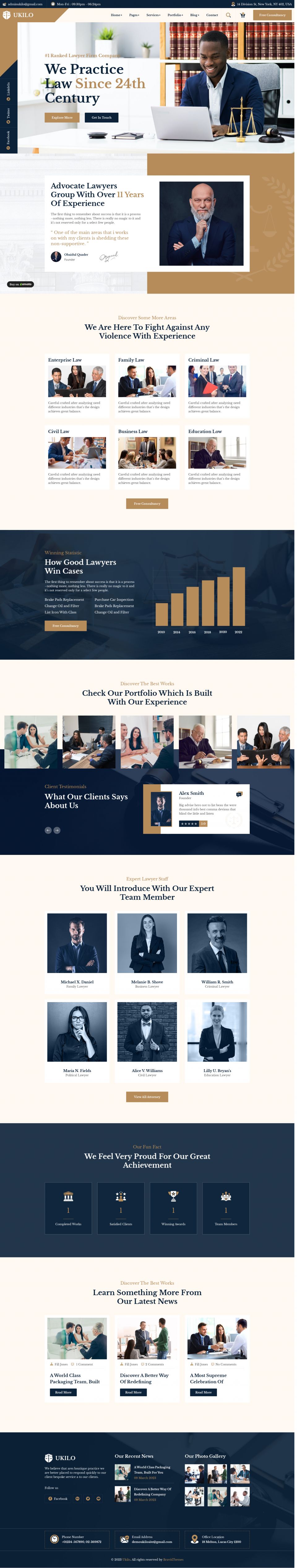 WordPress template ThemeForest Ukilo
